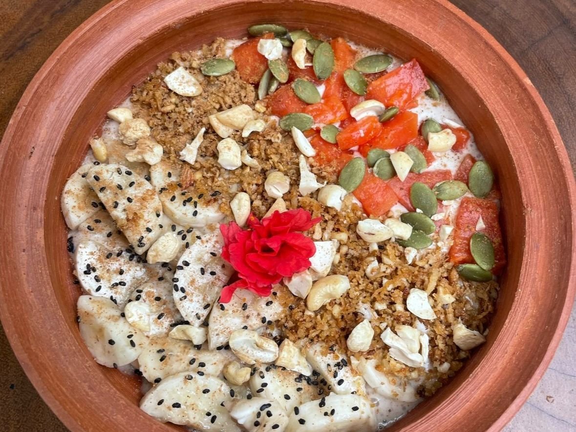 Breakfast catering at Veda Cafรฉ