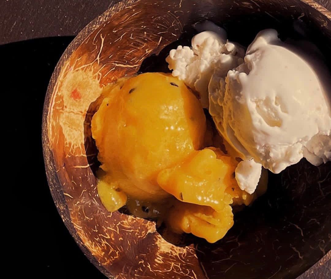 Gelato at Veda Cafรฉ